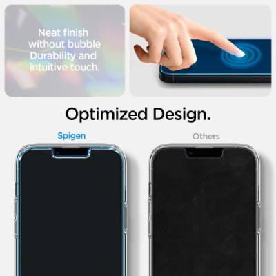 Husa pentru iPhone 14 Plus + 2x Folie - Spigen Crystal Pack 360 - Crystal Clear - 3