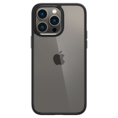 Husa pentru iPhone 14 Pro Max - Spigen Ultra Hybrid - Matte Black - 3