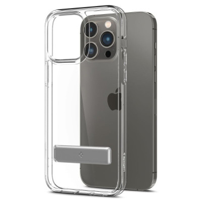 Husa pentru iPhone 14 Pro  - Spigen Ultra Hybrid S - Crystal Clear - 7
