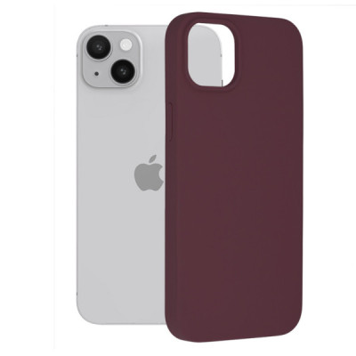 Husa pentru iPhone 14 Plus - Techsuit Soft Edge Silicone - Plum Violet - 1