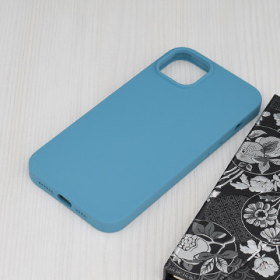 Husa pentru iPhone 14 Plus - Techsuit Soft Edge Silicone - Denim Blue - 3