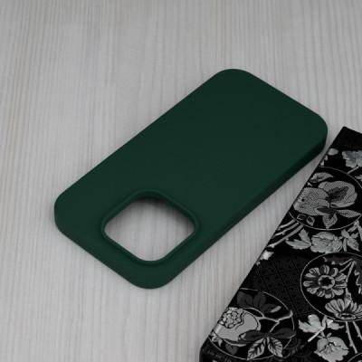 Husa pentru iPhone 14 Pro - Techsuit Soft Edge Silicone - Dark Green - 4