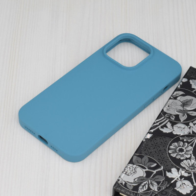 Husa pentru iPhone 14 Pro Max - Techsuit Soft Edge Silicone - Denim Blue - 3