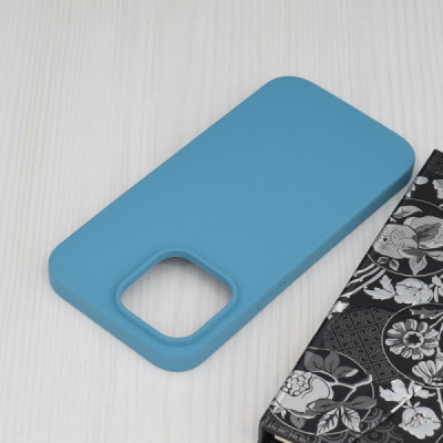 Husa pentru iPhone 14 Pro Max - Techsuit Soft Edge Silicone - Denim Blue - 4