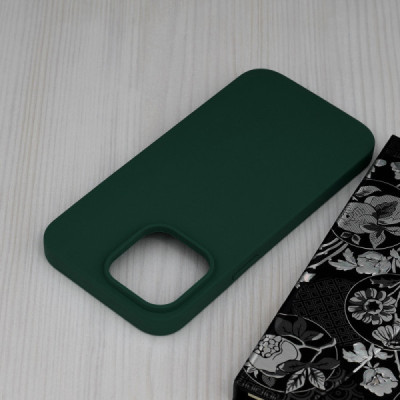 Husa pentru iPhone 14 Pro Max - Techsuit Soft Edge Silicone - Dark Green - 4