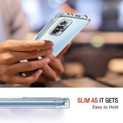 Husa Xiaomi Redmi Note 10 Pro Techsuit Shockproof Clear Silicone, transparenta - 4