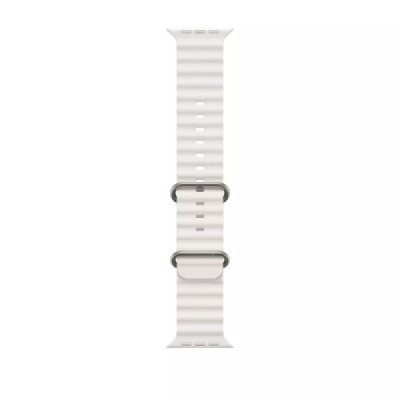 Curea pentru Apple Watch 1/2/3/4/5/6/7/8/9/SE/SE 2 (38/40/41mm) - Techsuit Watchband (W038) - White - 3