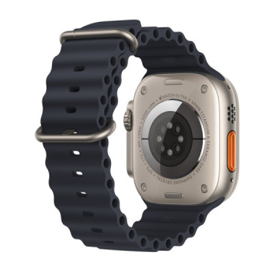 Curea pentru Apple Watch 1/2/3/4/5/6/7/8/9/SE/SE 2/Ultra/Ultra 2 (42/44/45/49mm) - Techsuit Watchband (W038) - Black - 5