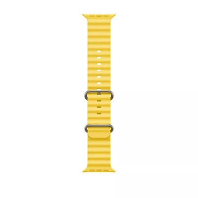 Curea pentruApple Watch 1/2/3/4/5/6/7/8/9/SE/SE 2 (38/40/41mm) - Techsuit Watchband (W038) - Yellow - 4