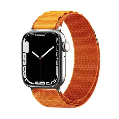 Curea pentru Apple Watch 1/2/3/4/5/6/7/8/9/SE/SE 2 (38/40/41mm) - Techsuit Watchband (W037) - Orange - 1