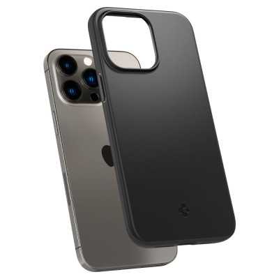 Husa iPhone 14 Pro Max Spigen Thin Fit, negru - 2