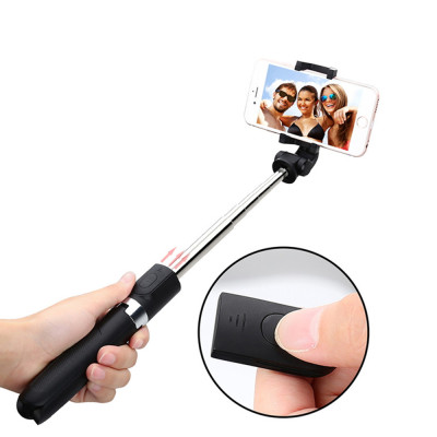 Selfie Stick Bluetooth cu trepied, telecomanda Techsuit L01, 70cm - 6