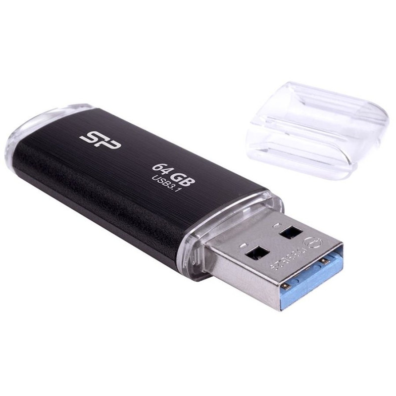 Memorie USB Silicon Power memory USB Blaze B02 64GB USB 3.1 Negru - 1