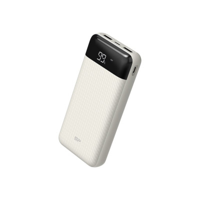 Baterie portabila Silicon Power GS28, 20000mAh, 2x USB 2.0, 1x microUSB, 1x USB-C, White - 1