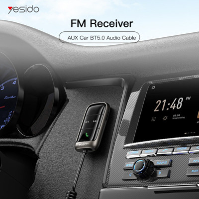 Modulator FM Bluetooth, card TF - Yesido receiver (YAU32) - Black - 4