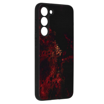 Husa pentru Samsung Galaxy S23 Plus - Techsuit Glaze Series - Red Nebula - 5