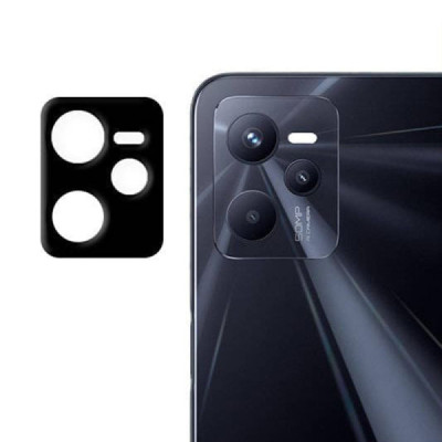 Folie Camera pentru Realme C35 / Narzo 50A Prime - Techsuit Full Camera Glass - Black - 2