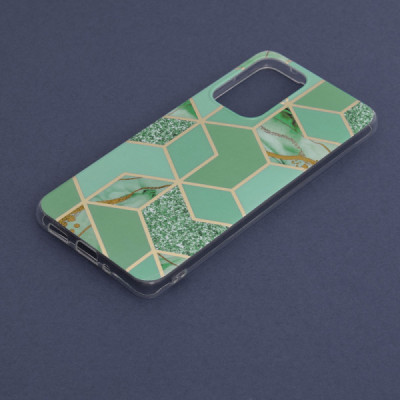 Husa pentru Samsung Galaxy A33 5G - Techsuit Marble Series - Green Hex - 5