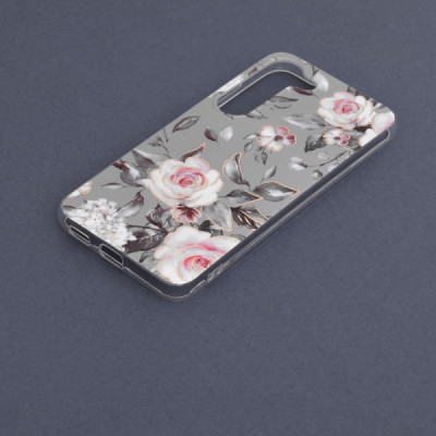 Husa pentru Samsung Galaxy S23 - Techsuit Marble Series - Bloom of Ruth Gray - 6