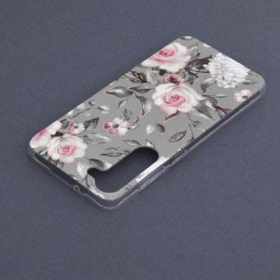 Husa pentru Samsung Galaxy S23 Plus - Techsuit Marble Series - Bloom of Ruth Gray - 6