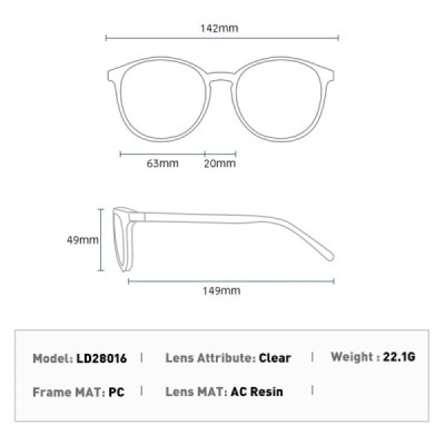 Ochelari de Calculator - Techsuit Reflex PC (PC28016-C4) - Red - 7