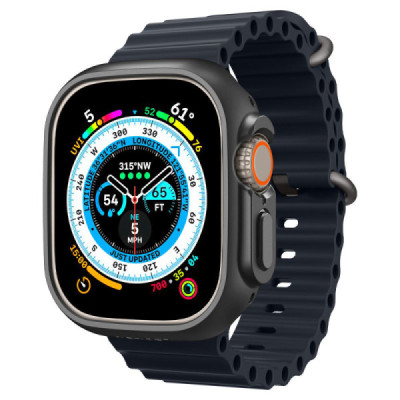 Husa pentru Apple Watch Ultra / Ultra 2 - Spigen Thin Fit - Black - 2