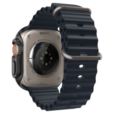 Husa pentru Apple Watch Ultra / Ultra 2 - Spigen Thin Fit - Black - 4