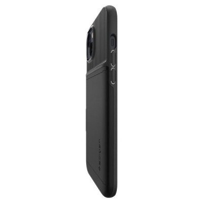Husa pentru iPhone 14 Plus - Spigen Slim Armor CS - Black - 4