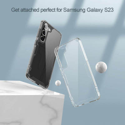 Husa pentru Samsung Galaxy S23 - Nillkin Nature TPU Pro Case - Transparent - 7