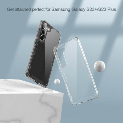 Husa pentru Samsung Galaxy S23 Plus - Nillkin Nature TPU Pro Case - Transparent - 7