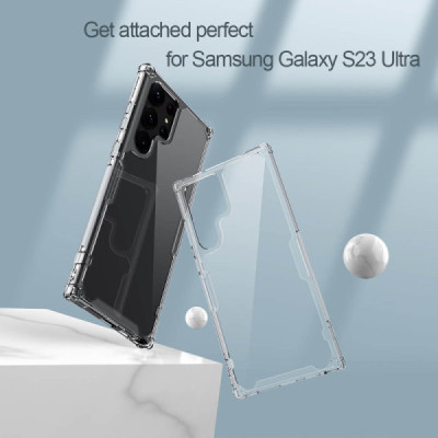 Husa pentru Samsung Galaxy S23 Ultra - Nillkin Nature TPU Pro Case - Transparent - 7