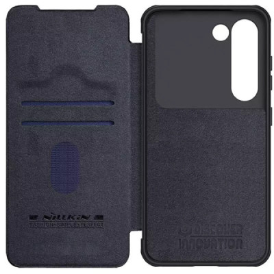 Husa pentru Samsung Galaxy S23 - Nillkin QIN Leather Pro Case - Black - 5