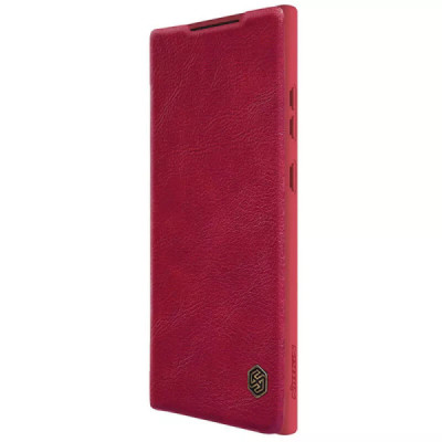 Husa pentru Samsung Galaxy S23 Ultra - Nillkin QIN Leather Pro Case - Red - 2