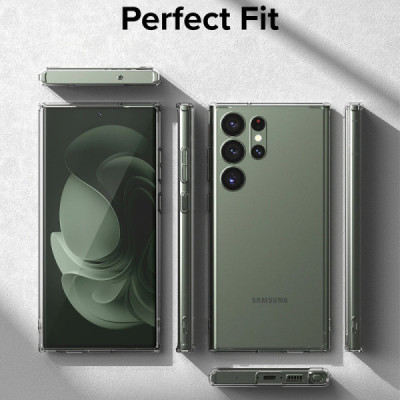 Husa pentru Samsung Galaxy S23 Ultra - Ringke Fusion - Clear - 4