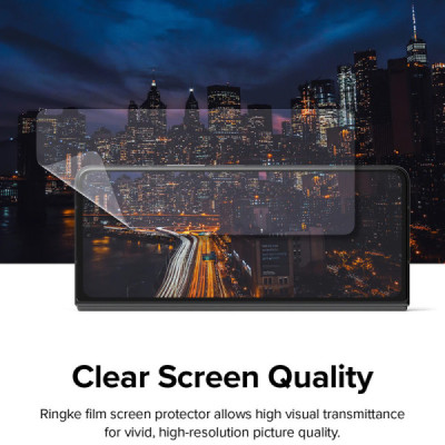 Folie pentru Samsung Galaxy Z Fold4 - Ringke Dual Easy Full - Clear - 6