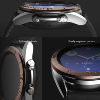 Rama pentru Samsung Galaxy Watch 3 41mm - Ringke Bezel Styling - Rose Gold - 5