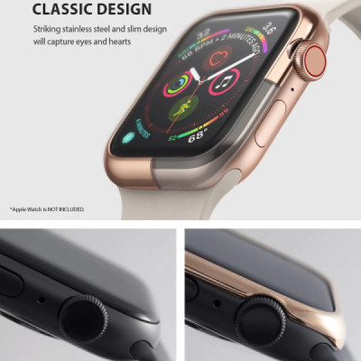 Rama pentru Apple Watch 1 / 2 / 3 (42mm) - Ringke Bezel Styling - Rose Gold - 2
