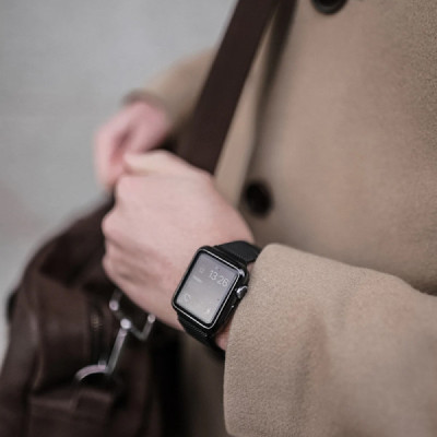 Rama pentru Apple Watch 1 / 2 / 3 (38mm) - Ringke Bezel Styling - Glossy Black - 5