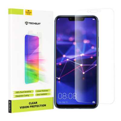 Folie pentru Huawei Mate 20 Lite / Nova 3 / Nova 3i / P Smart Plus - Techsuit Clear Vision Glass - Transparent - 1