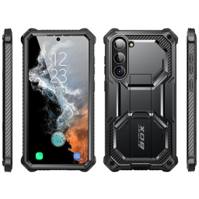 Husa pentru Samsung Galaxy S23 + Folie - I-Blason Armorbox - Black - 3
