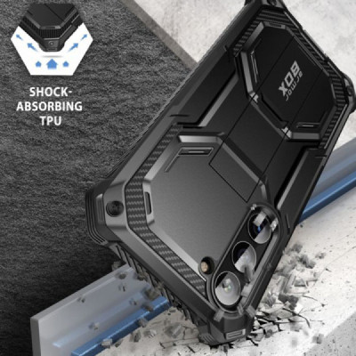 Husa pentru Samsung Galaxy S23 + Folie - I-Blason Armorbox - Black - 4