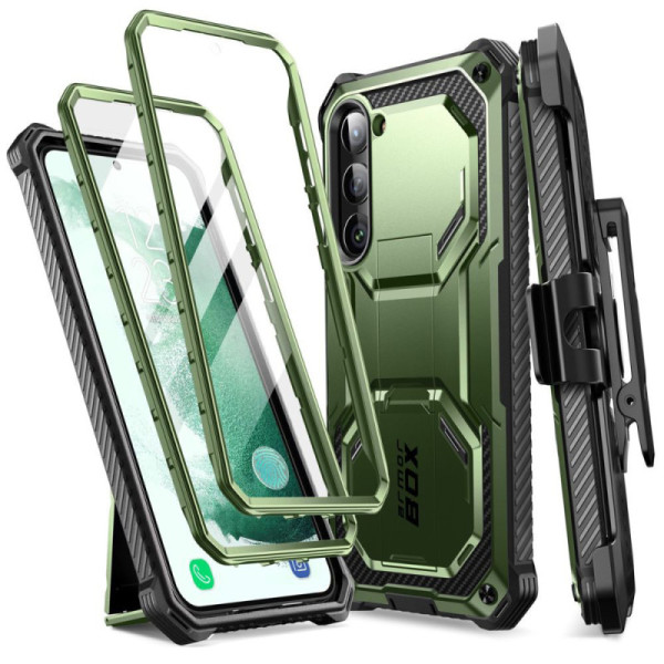 Husa pentru Samsung Galaxy S23 Plus + Folie - I-Blason Armorbox - Guldan