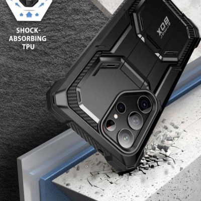 Husa pentru Samsung Galaxy S23 Ultra + Folie - I-Blason Armorbox - Black - 4