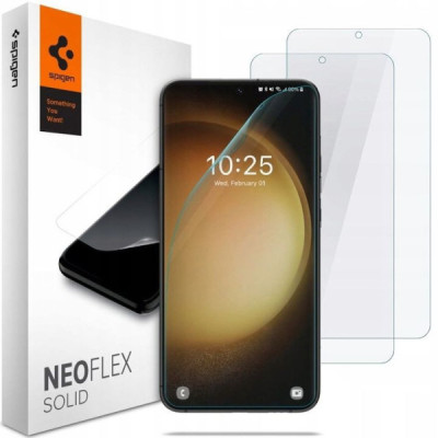 Folie pentru Samsung Galaxy S23 (set 2) - Spigen Neo Flex - Clear - 1