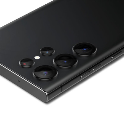 Folie Camera pentru Samsung Galaxy S23 Ultra (set 2) - Spigen Optik.tR EZ FIT - Black - 4