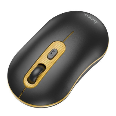 Mouse Wireless  1000-1600 DPI - Hoco (GM21) - Black / Yellow - 2