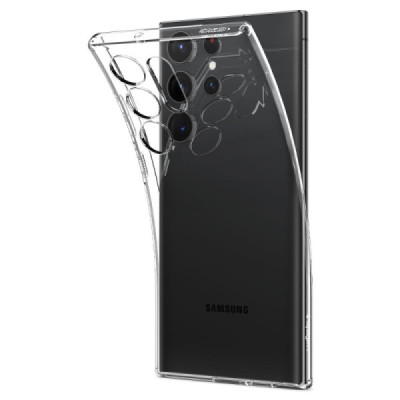 Husa pentru Samsung Galaxy S23 Ultra - Spigen Liquid Crystal - Clear - 6