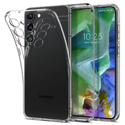 Husa pentru Samsung Galaxy S23 Plus - Spigen Liquid Crystal - Clear - 1