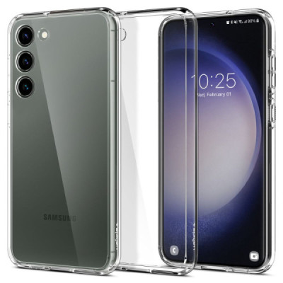 Husa pentru Samsung Galaxy S23 Plus - Spigen Ultra Hybrid - Clear - 1