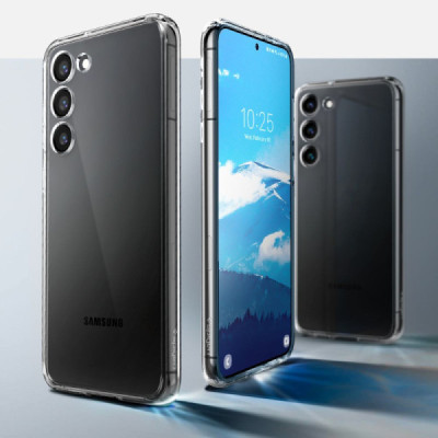 Husa pentru Samsung Galaxy S23 Plus - Spigen Ultra Hybrid - Clear - 6